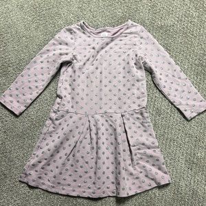 Gap Kids light purple with silver polka dots dress size 4